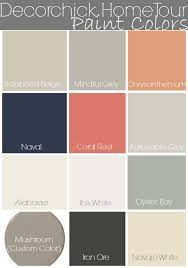 paint colors in our home and updated