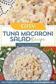 tuna macaroni salad recipe pinoy food
