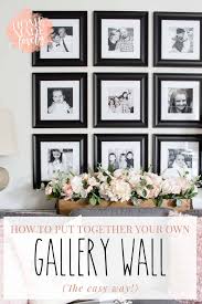how to make a gallery wall the easy way