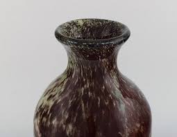 large murano vase in mouth blown art