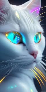 Premium Ai Image Cat With Blue Eyes