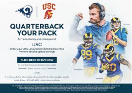 Discounted Rams Tickets For The Trojan Family Usc Employee