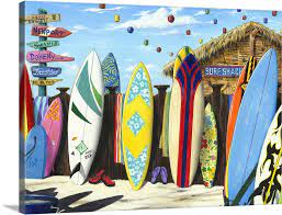 Surf S Wall Art Canvas Prints