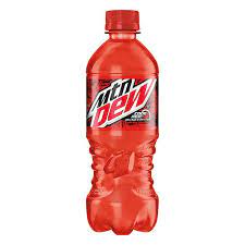 mountain dew code red cherry flavor