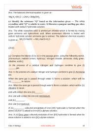 Compounds Ammonia Solutions For Icse