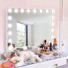 large hollywood mirror bluetooth vanity
