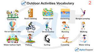 outdoor activities voary list of