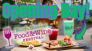 food wine festival opening day