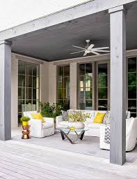 White Outdoor Sofa With Yellow Outdoor