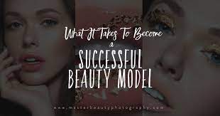 successful beauty model