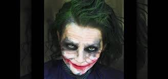 how to apply joker inspired makeup