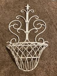 Wrought Iron Wall Hanging Basket