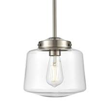 Scolare Vintage Pendant Light Brushed Nickel Kitchen Island Light With Led Bulb Ll P274 Bn Farmhouse Goals