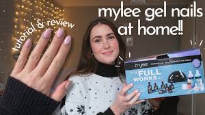 mylee gel nail kit tutorial review