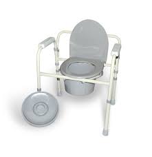 folding commode chair by alex orthopedic