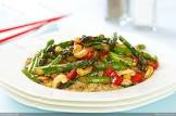 asparagus and cashew stir fry