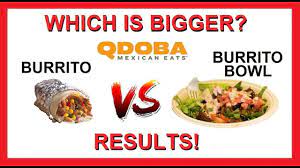 a qdoba en burrito