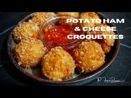 potato ham cheese croquettes