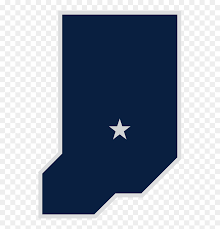 Indiana pacers logo and symbol, meaning, history, png. Indiana Pacers Alternate Logo Png Download Indiana With State Capital As A Star Transparent Png Vhv