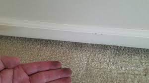 carpet around the baseboards