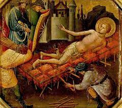 Museum Art Reproductions | Martyre de Saint Laurent by Mariotto Di Nardo  (1365-1424, Italy) |