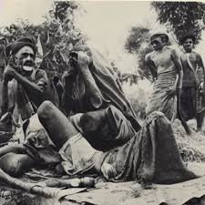 vintage photographs of the Bengal famine of 1943 | Stable Diffusion