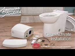 Touchless Toilet Install Clean