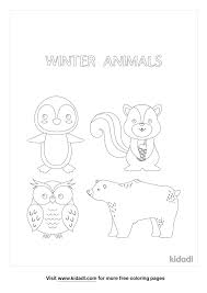 When we think of october holidays, most of us think of halloween. Winter Animals Coloring Pages Free Animals Coloring Pages Kidadl