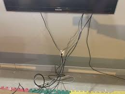 how to hide wires when you mount a tv