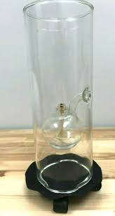 Hand Blown Clear Glass Oil Lamp