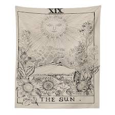 You will have to work harder to achieve happiness or success or it will take longer to achieve your goal. Sun Moon Tarot Card Tapestry Ethical Earth Store