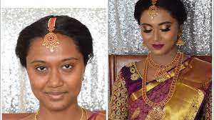 south indian muhurtam bridal makeup for