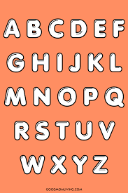 free printable bubble letters alphabet