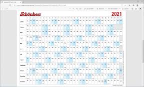 Alle jahreskalender stehen in grau. Schonherr Kalender 2021 Download Computer Bild