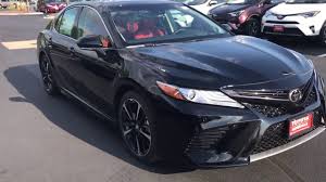 Never before has a camry been so. 2018 Toyota Camry V6 Xse Start Up And Walk Around With Red Interior Youtube