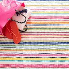 summer stripe indoor outdoor rug by