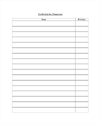 Blank To Do List Template Blank Checklist Template Read Printable To