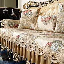 European Lace Luxury Sofa Couch Cover 1