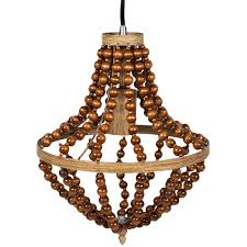 Wood Beaded Pendant Lamp Hobby Lobby 1914993