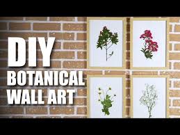 How To Make A Diy Botanical Wall Art