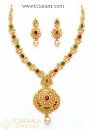 necklace 22k gold indian jewelry in usa