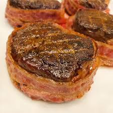 reverse seared filet mignon steak with
