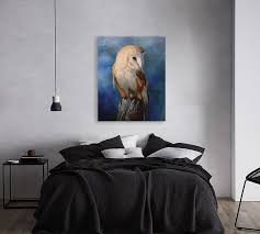 Barn Owl Print Owl Canvas Owl Home