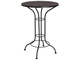 Round Mesh Top Bar Height Table