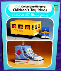 Details About Columbia Minerva Childrens Toy Ideas Plastic Canvas Chart Leaflet Rattle Bus