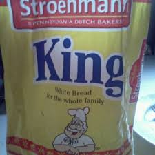 calories in stroehmann king white bread