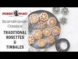how to make rosettes timbales