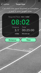mypace running calculator for iphone
