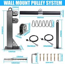 Fitness Wall Mount Pulley System