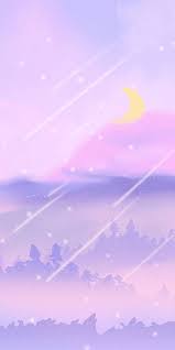 best anese anime pink purple cloud